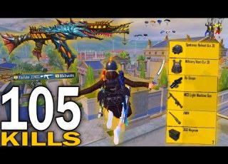  105 KILLS ALL PRO PLAYERS RUSHED ME IN ERANGEL PUBG Mobile