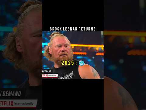 Brock Lesnar Returns 2021 Vs 2025 Edit