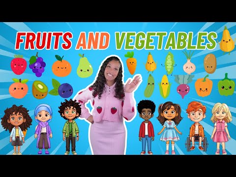 Fruits And Vegetables Learning With Ms Houston Kid Songs