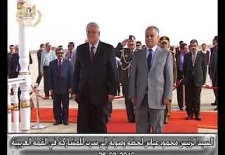 للحقيقة وجه واحد السيد الرئيس يصل مدينة سرت الليبية