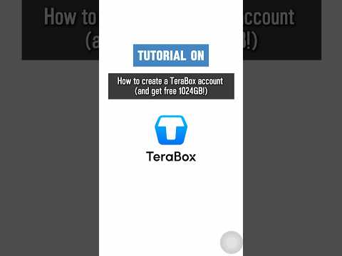 HOW TO CREATE A TeraBox Account And Get FREE 1024GB Here S The Answer Terabox Phone Viralvideo