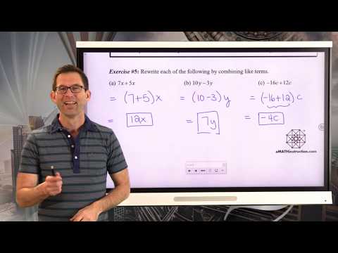 N Gen Math 7 Unit 5 Lesson 5 Combining Like Terms