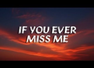  If You Ever Miss Me Emotional Lo Fi Hip Hop Song Late Night Vibes