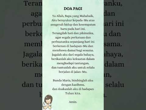 Doa Pagi Katolik