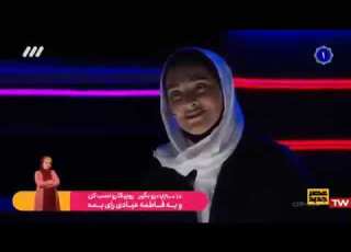  اجرای فاطمه عبادی در فینال عصر جدید نقاشی با شن