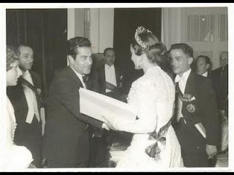 فريد الأطرش في حفل زواج الملك حسين يغني الأغاني نورا نورا أنا وأنت لوحدنا وياك جميل جمال