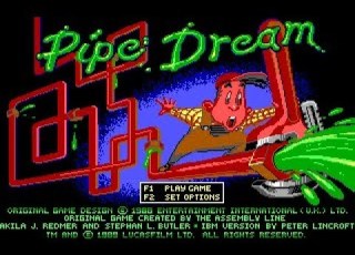  Luv 2 Gam3 Bad Gaming Pipe Dream 1989 Lucas Arts DosBox