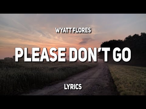 Wyatt Flores Please Don T Go Lyrics