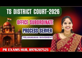 TS District Court 2026 Telangana Movement PYQs Explanation Office Subordinate Process Server