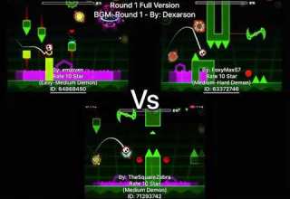 Geometry Dash Round 1 Full Version Comparison Emjoven Vs FoxyMax57 Vs TheSquareZebra More