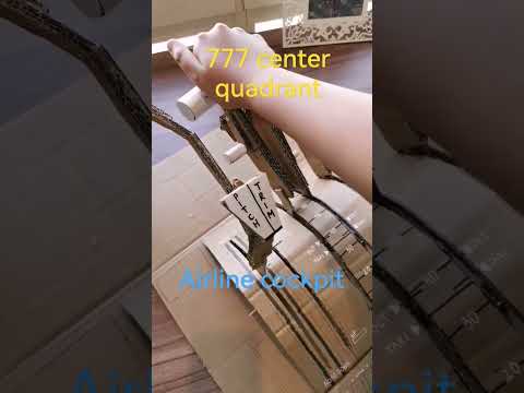 Airliner Cockpit Center Quadrant Of 777 300 Er 777300er Cardboard Diy Cockpit 777 Lego 2023