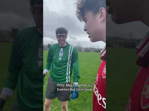 POV Max Dowman Vs Everton But I M In Goal