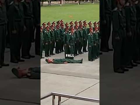 Soldier Drops During The Most Important Event