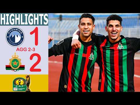 Pyramids Vs FAR Rabat Highlights CAF Champions League 2025 2026 Quarter Finals 2nd Leg