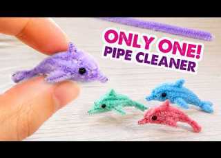  Simple Pipe Cleaner Animals Anyone Can Make How To Make A Tiny Dolphin Pipe Cleaner