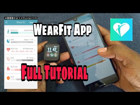 How To SetUp WearFit App On Android Phone How To Pair WearFit App To Smart Bracelet 2 0 I5