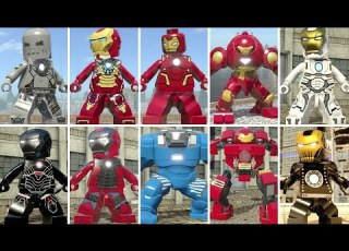 Evolution Of Iron Man Tony Stark In LEGO Marvel Videogames