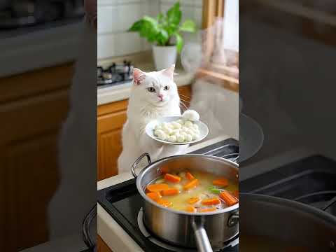 Nyau Nyau Cartoon Animation Funny Ai Cute Story Catlover Cutecat Shorts Shortvideo