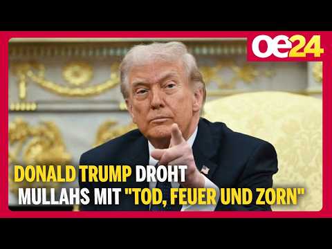 Iran Krieg Donald Trump Droht Mullahs Mit Tod Feuer Und Zorn