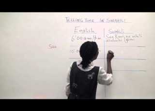  Swahili Grammar Telling Time