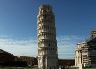 Leaning Tower Of Pisa One Inch Straighter