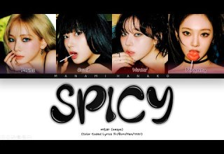 VOSTFR AESPA 에스파 SPICY Color Coded Lyrics Français Rom Han 가사
