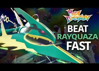  How To Defeat Catch MEGA RAYQUAZA Fast Easy In Legends Z A