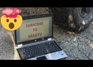 EXPERIMENT CAR VS LAPTOP 4K