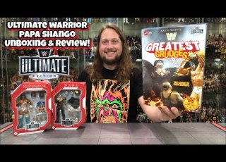  Greatest Grudges WWE Ultimate Warrior Papa Shango Ultimates Unboxing Review