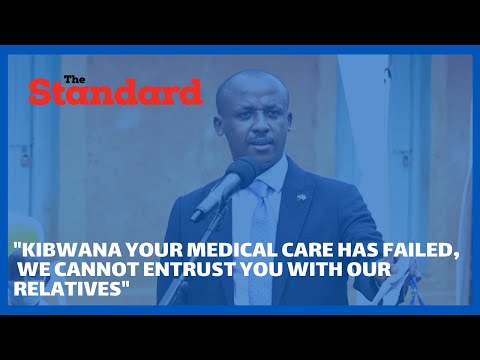 Kibwana Your Medical Care Has Failed Senator Mutula Kilonzo Junior Lectures Makueni Governor