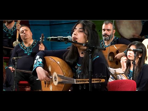 الفرقة الوطنية للتراث الموسيقي بقيادة المايسترو علاء مجيد حفل اليونسكو باريس فدوة منار دريد