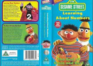  Sesame Street Learning About Numbers The Best Of Ernie And Bert 1997 UK VHS