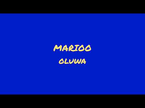 Marioo Oluwa Official Audio