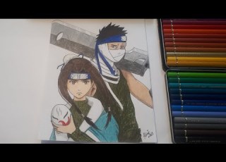  6 Zabuza Haku Drawing Every NARUTO Character Speed Drawing