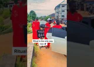 Yahoo Boys Caught On Camera Performing Juju Ritual
