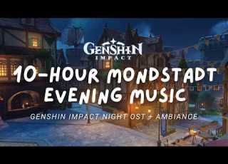 10 HOUR Mondstadt Evening Music For Sleep Or Relaxation Genshin Impact OST 原神 No Mid Roll Ads