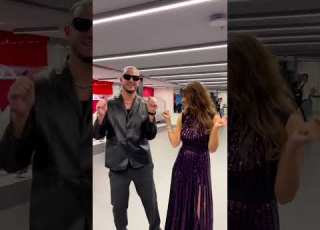 Nancy Ajram And DJ Snake نانسي عجرم وحركاتها اللطيفة مع دي جي س