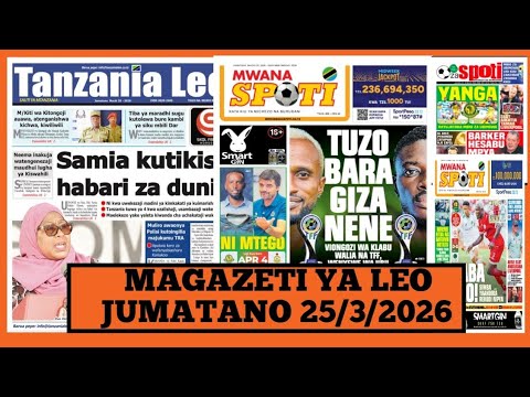 Magazeti Ya Leo Machi 25 2026 Jumatano Magazeti Ya Michezo Leo Asubuhi Ijumatano SIMBA