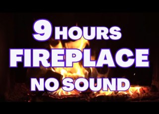 9h Most Satisfying Fireplace Loop No Sound Enjoy Subscribe