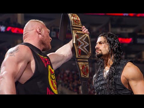 Full Brock Lesnar Vs Roman Reigns Rivalry WWE Playlist