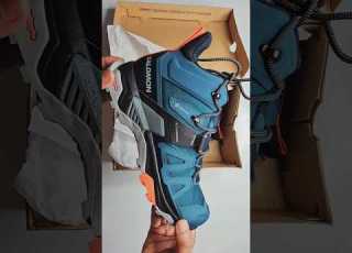 Salomon Men S X Ultra 4 Mid GTX Blue Outdoor Shoe