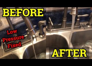  How To Fix A Sink With Low Water Pressure Kitchen Or Bathroom Faucet Hot And Cold