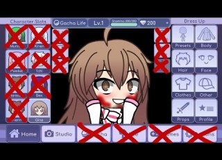  Страшный баг Gacha Life да уж Старая тема
