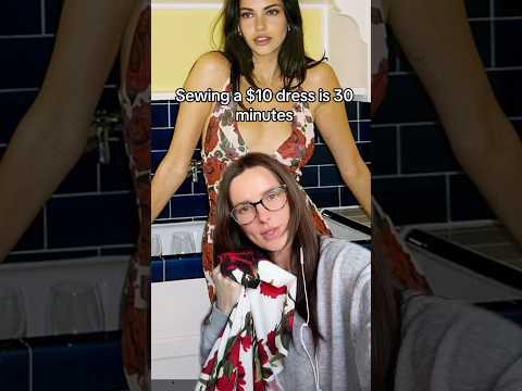 Sewing A Dress In 30 Minutes For 10