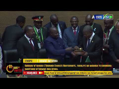 Ivyo Uburundi Buzokunguka Mu Kiringo Prezida Evariste Ndayishimiye Ariwe Arongoye Ubumwe Bw Afrika