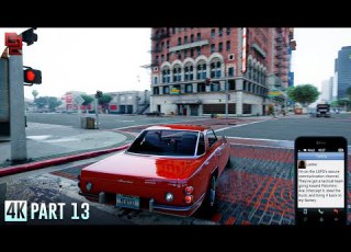 GTA V Stealing Carbine Rifles Mission RTX Gameplay 4k Maxed Out Ray Tracing Graphics MOD
