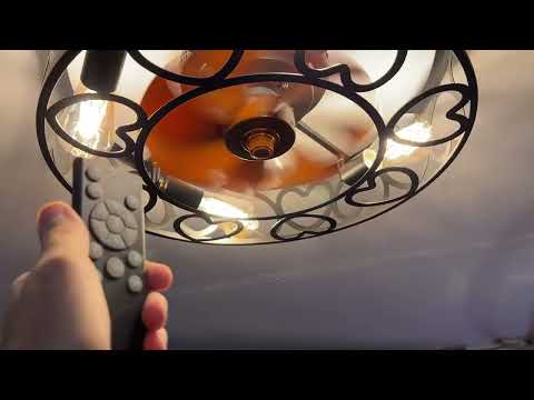 GUGEGUGE Low Profile Caged Ceiling Fan Review Felt Like A Gamble Pleasantly Surprised With Its Fun