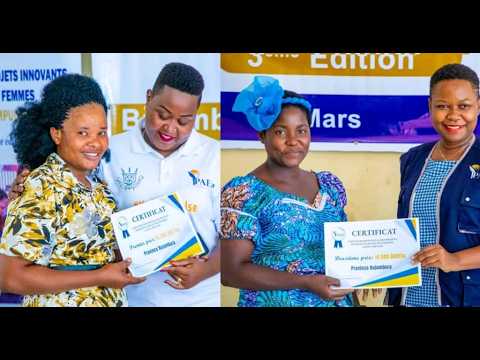 7 Women Entrepreneurs Honored By PAEEJ In Bujumbura Province S Business Plan Competition