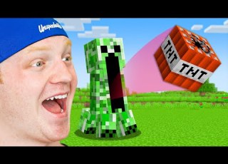  Minecraft But Creepers Eat TNT