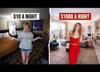 10 Vs 1000 Hotel Room In LAS VEGAS How Do They Compare